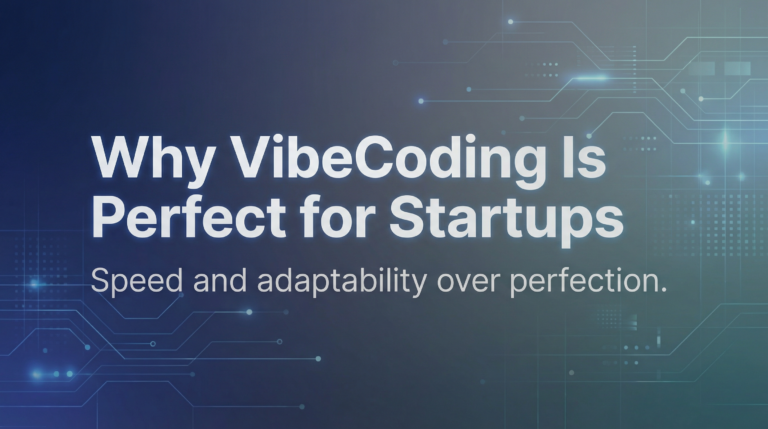 Why VibeCoding Is Perfect for Startups